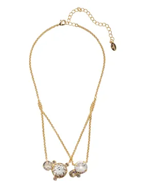 Nadine Layered Tennis Necklace - 4NEZ18BGCRY