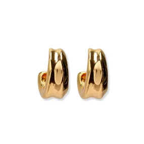 Onda Hoops in Gold
