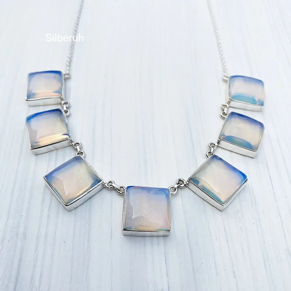 Opalite Silver Necklace