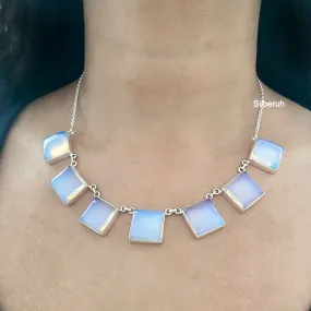 Opalite Silver Necklace
