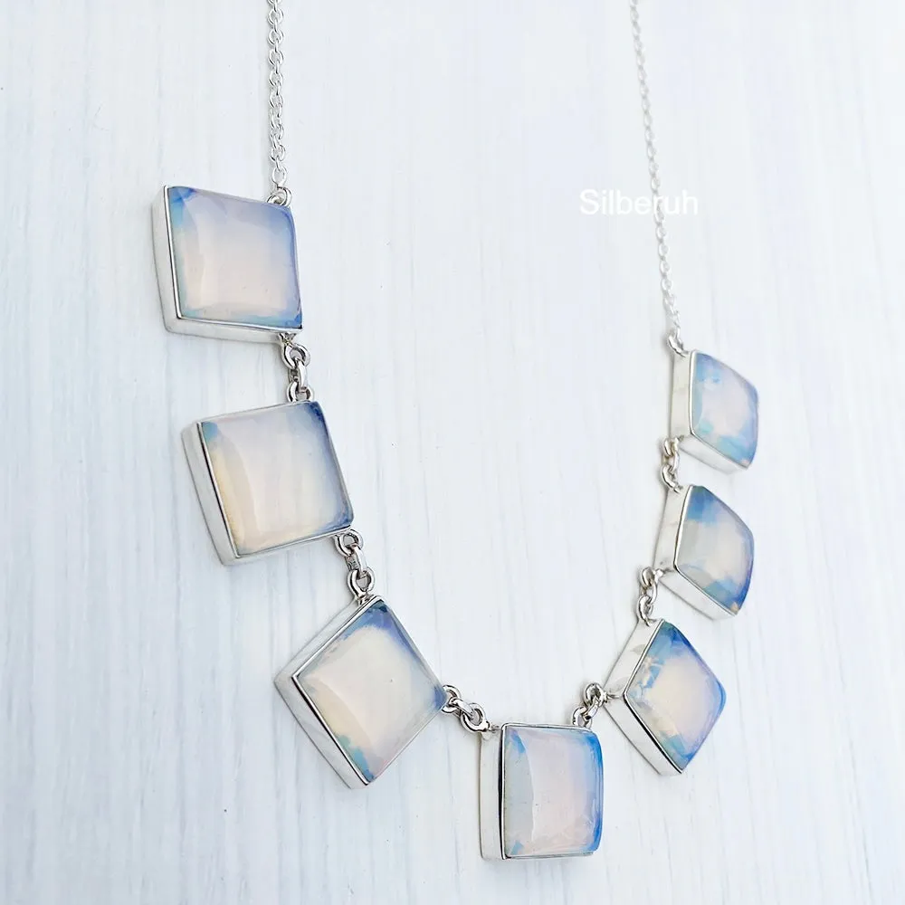Opalite Silver Necklace