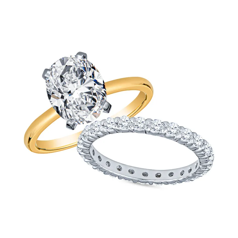 Oval Diamond Solitaire Engagement Rings