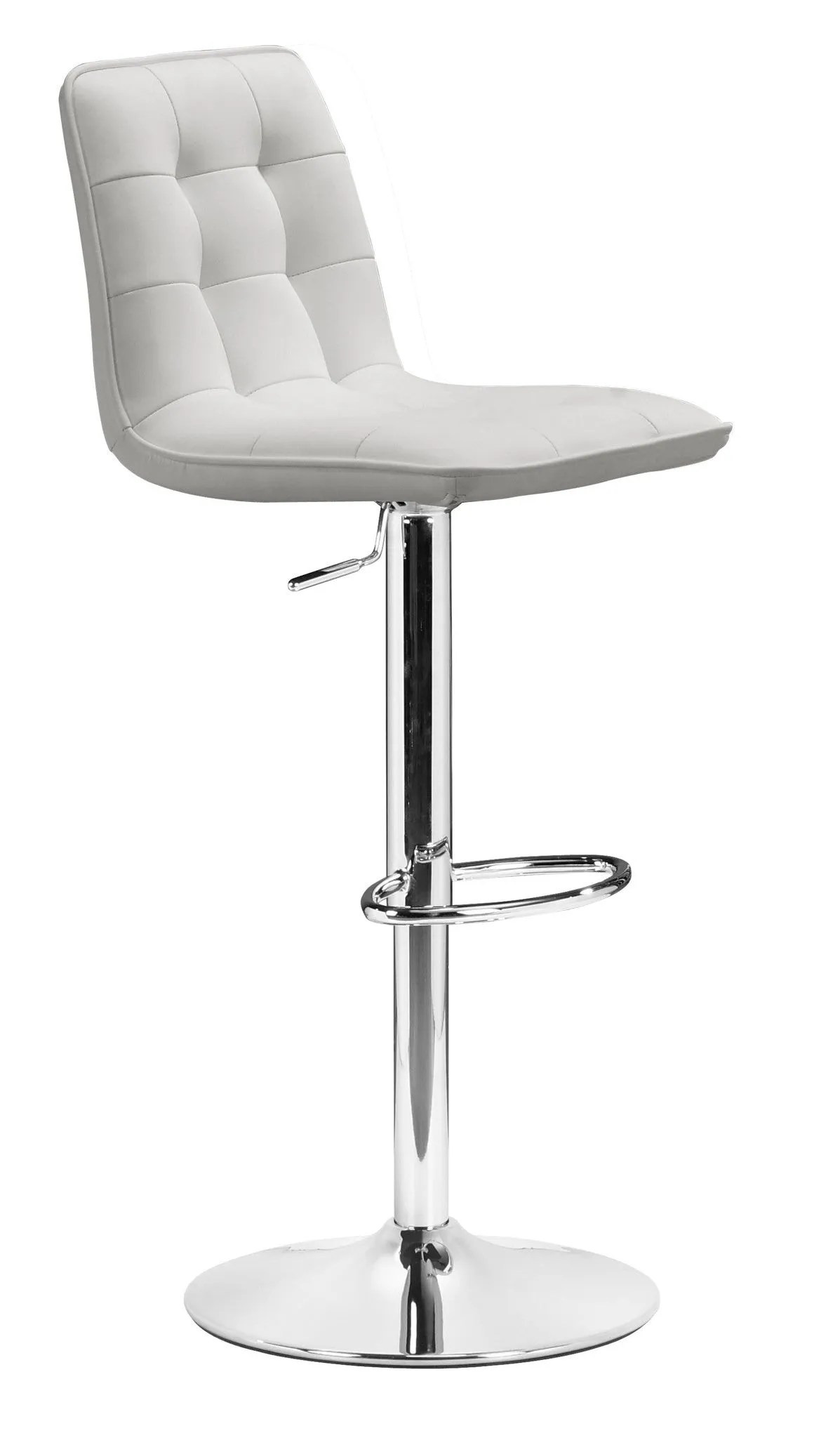 Oxygen Barstool White by Zuo Modern | 301351