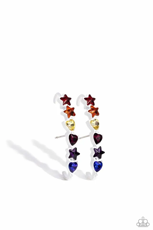 Paparazzi Earring ~ In Good Shape - Multi