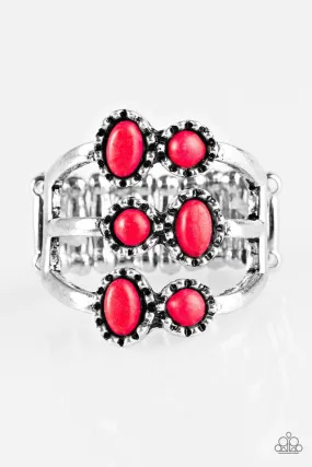 Paparazzi Ring ~ Sticks and STONEHENGE - Red
