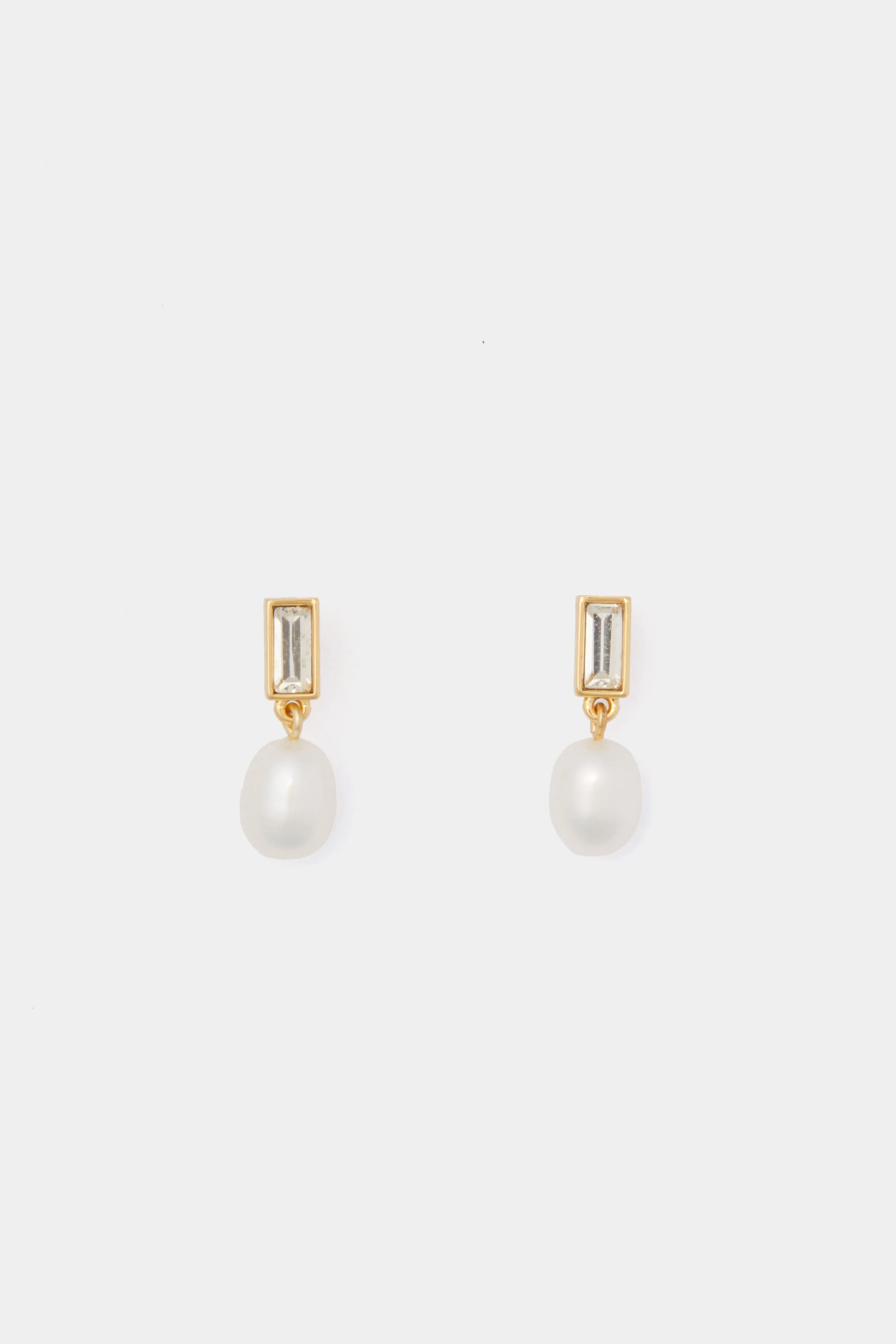 Pearl and Crystal Maura Earrings