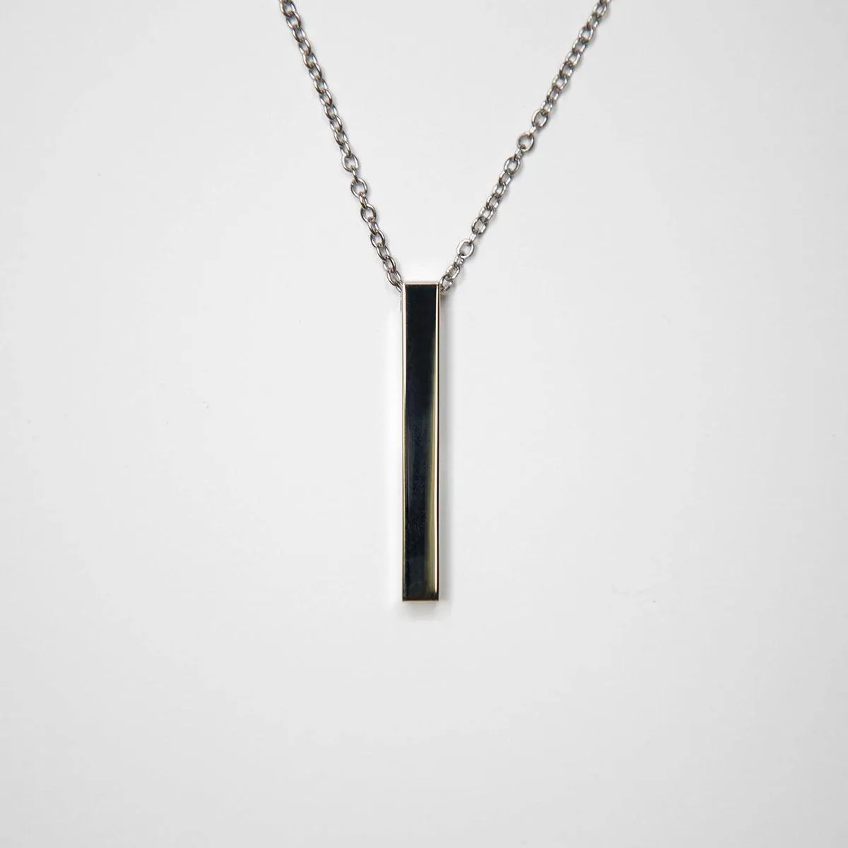Personalized Vertical Bar Necklaces