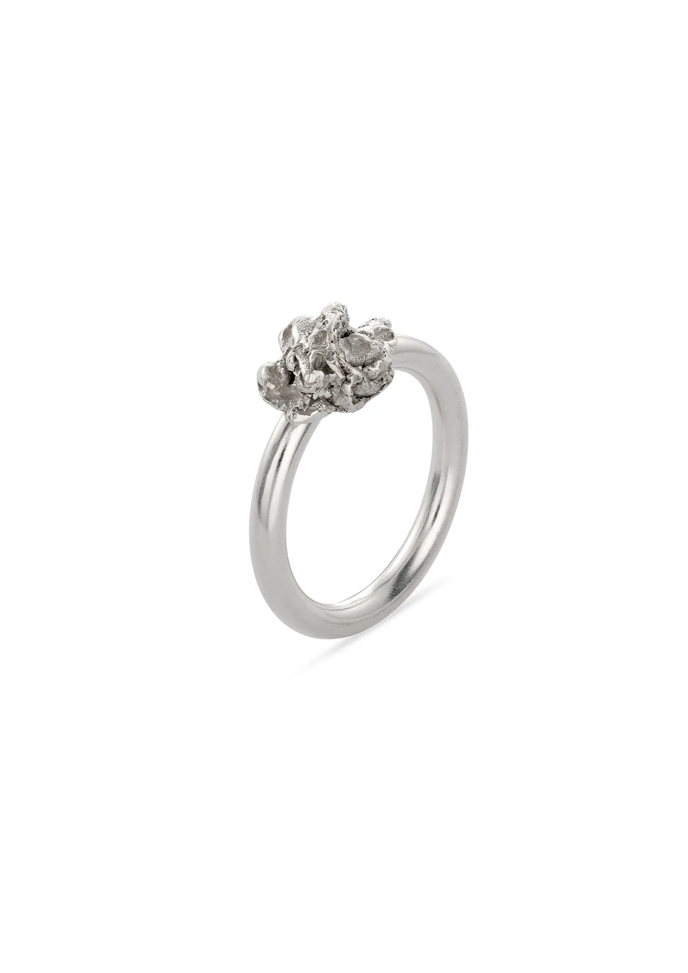 Raw Ring Silver