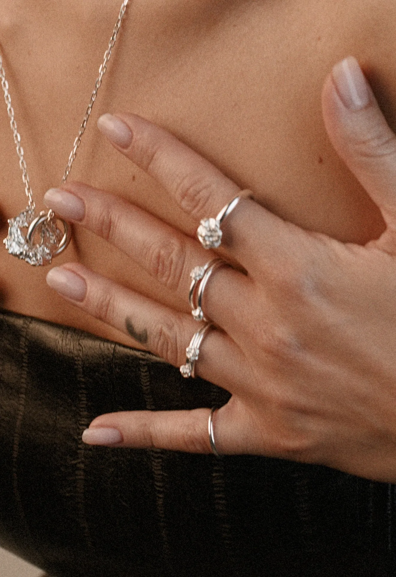 Raw Ring Silver