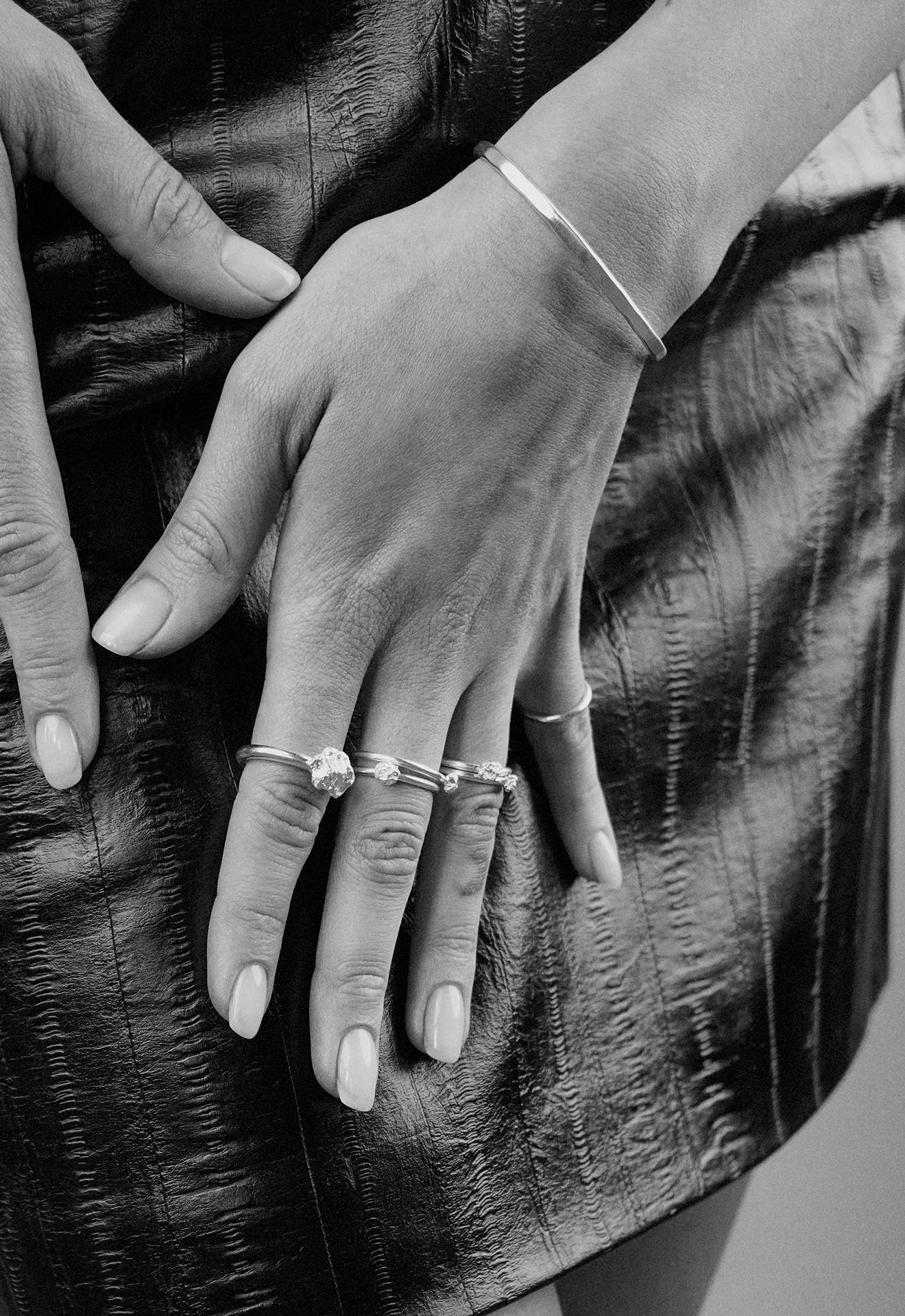 Raw Ring Silver