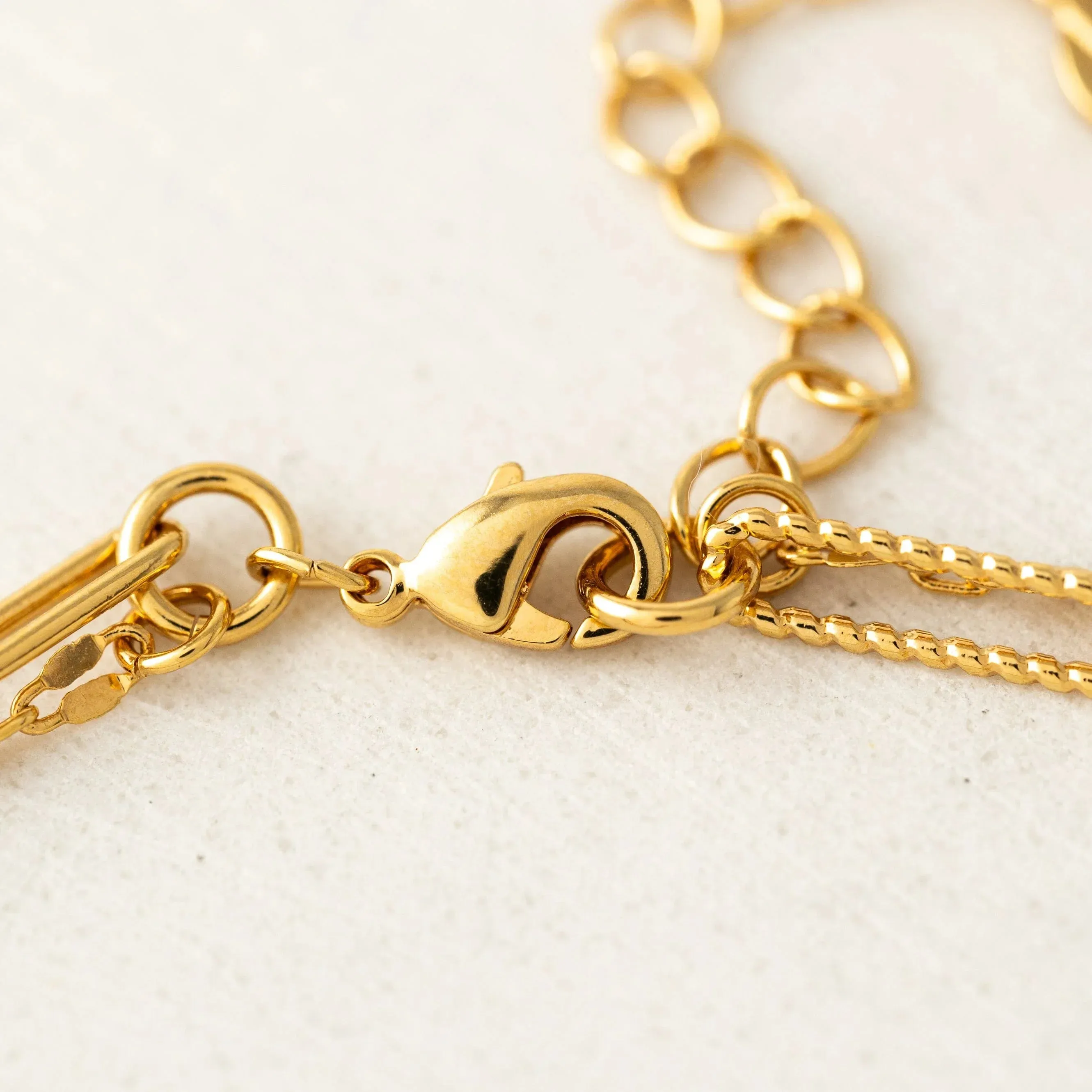 ROPE AND LINK LAYERED CHAINSET