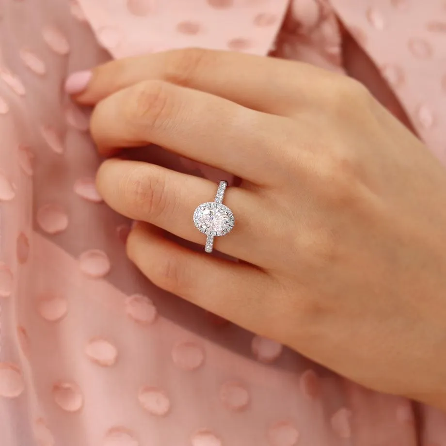ROSA - Chatham® Yellow Sapphire & Diamond 18K Yellow Gold Halo