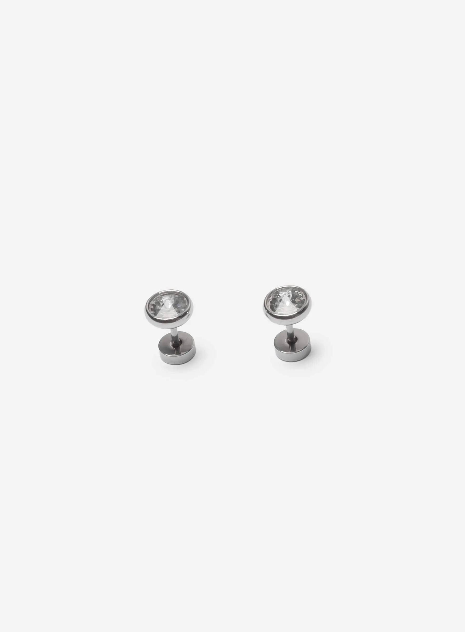 Round Zirconia Stud earrings