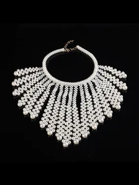 Shoulder Chain Collar Long Shawl Necklace