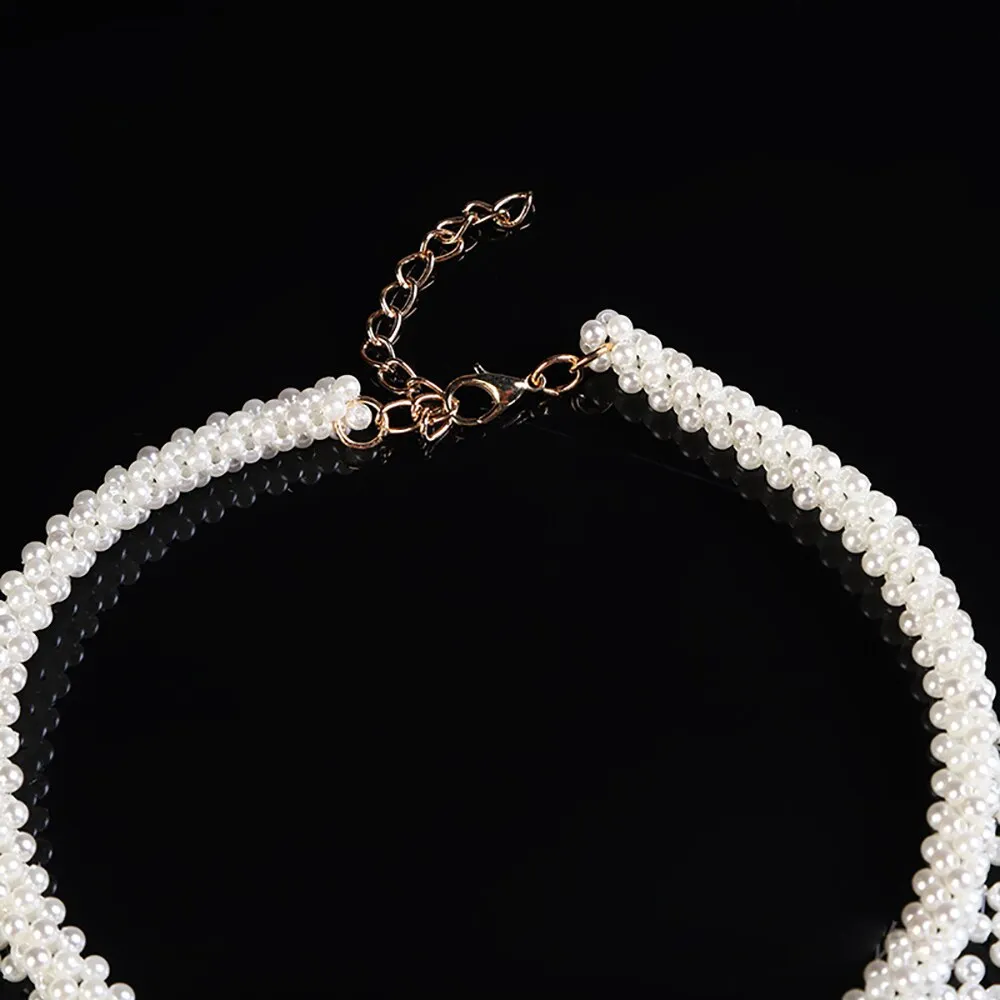 Shoulder Chain Collar Long Shawl Necklace