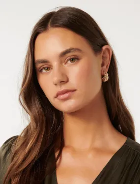 Signature Mia Molten Hoop Earrings