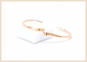 Summit Gold Bangle Cuff Bracelet