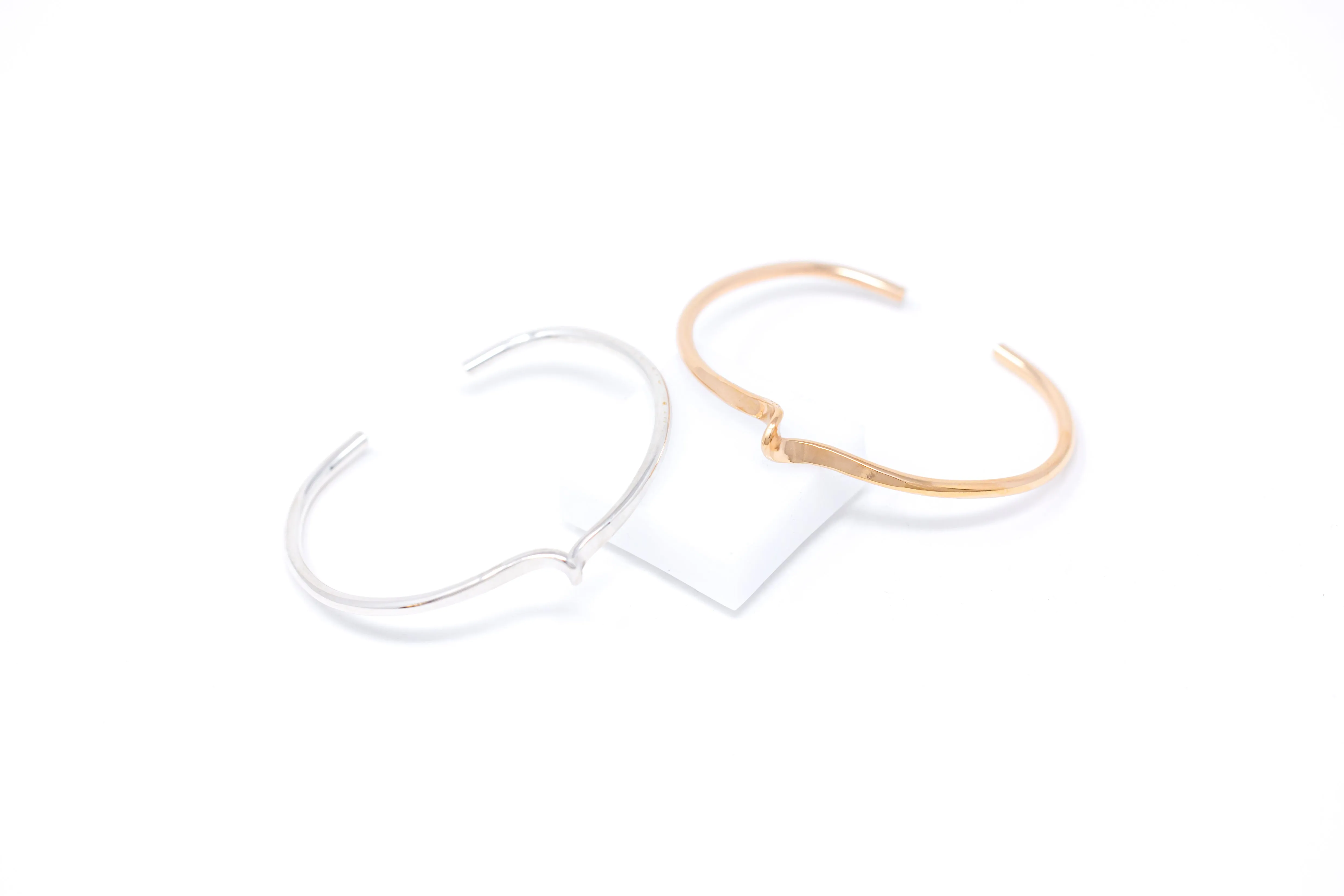 Summit Gold Bangle Cuff Bracelet