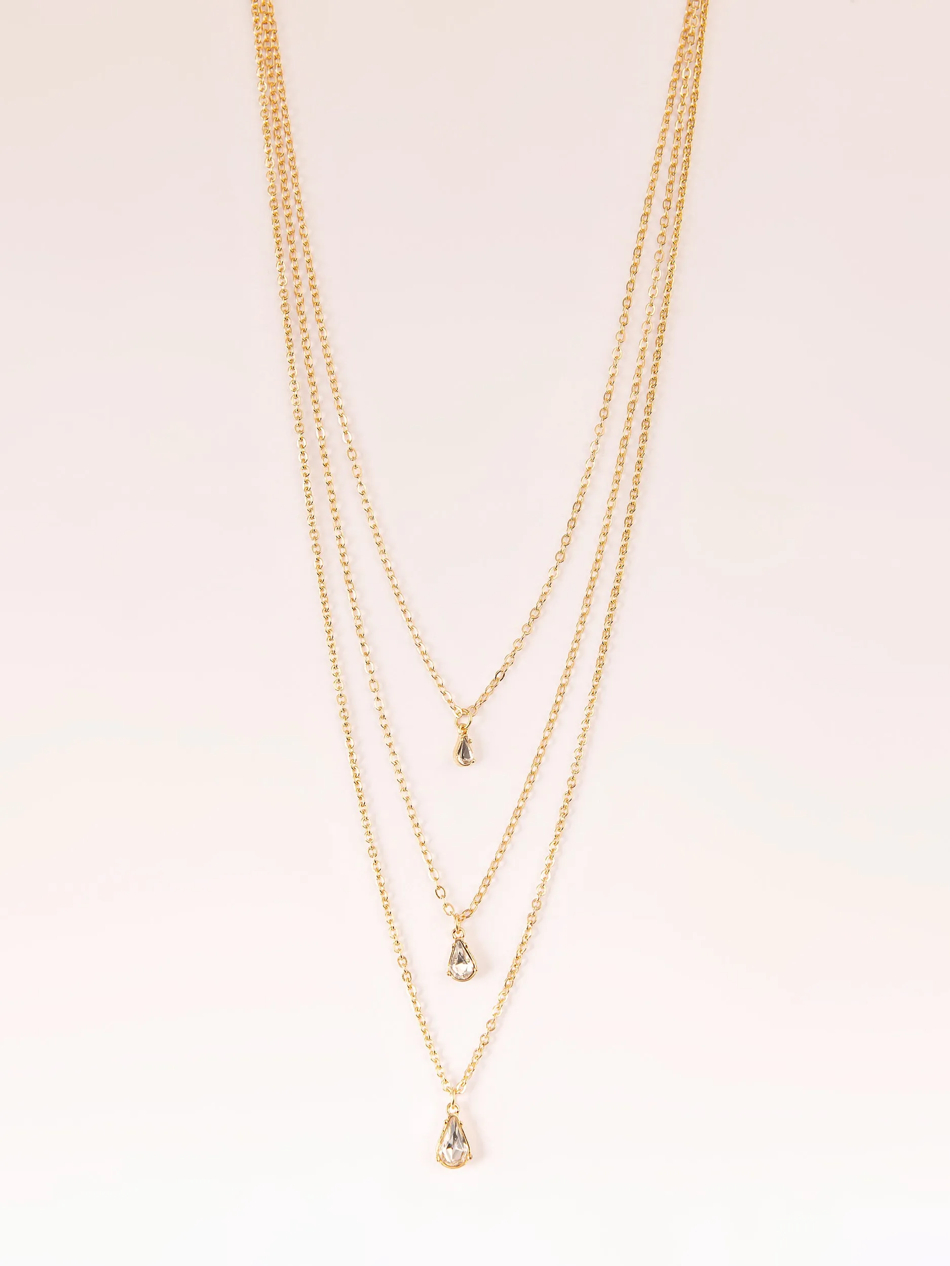 Tear Drop Pendant Necklace