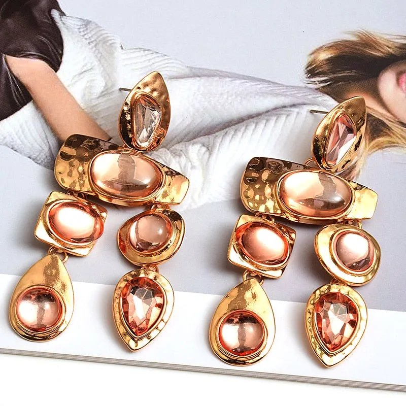 TEEK - Mixed Gem Colorful Earrings