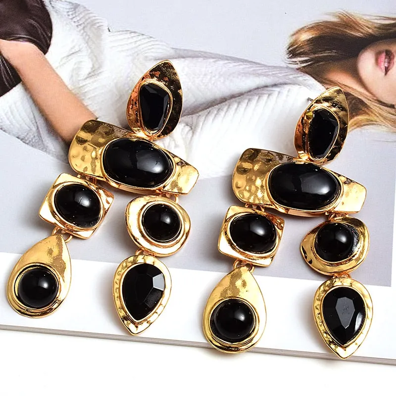 TEEK - Mixed Gem Colorful Earrings
