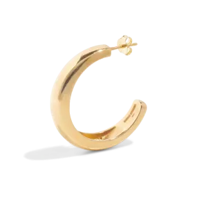 THE HARPER HOOP L - 18k gold vermeil