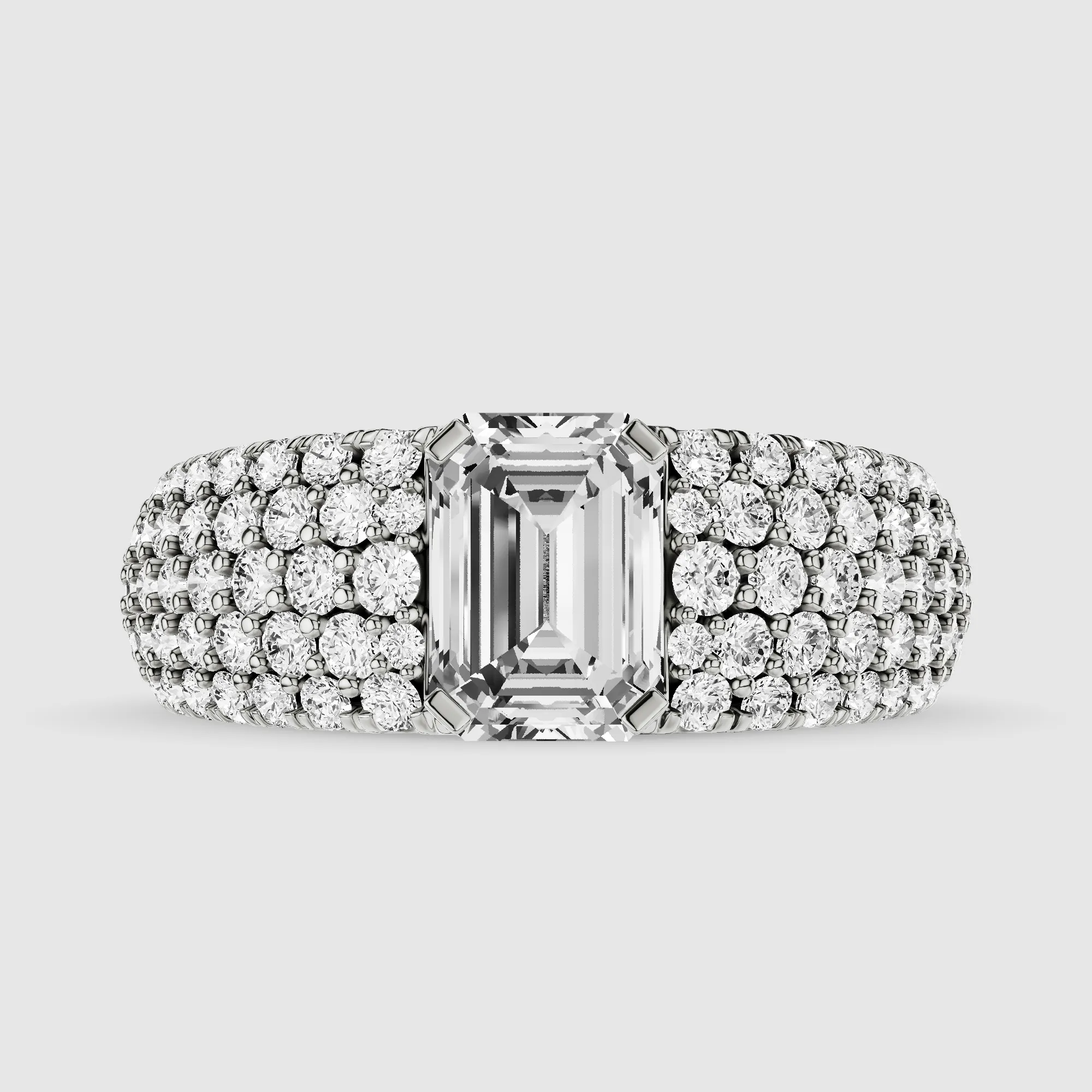 The Sultana Ring-Emerald Cut