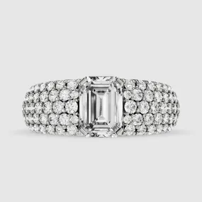 The Sultana Ring-Emerald Cut