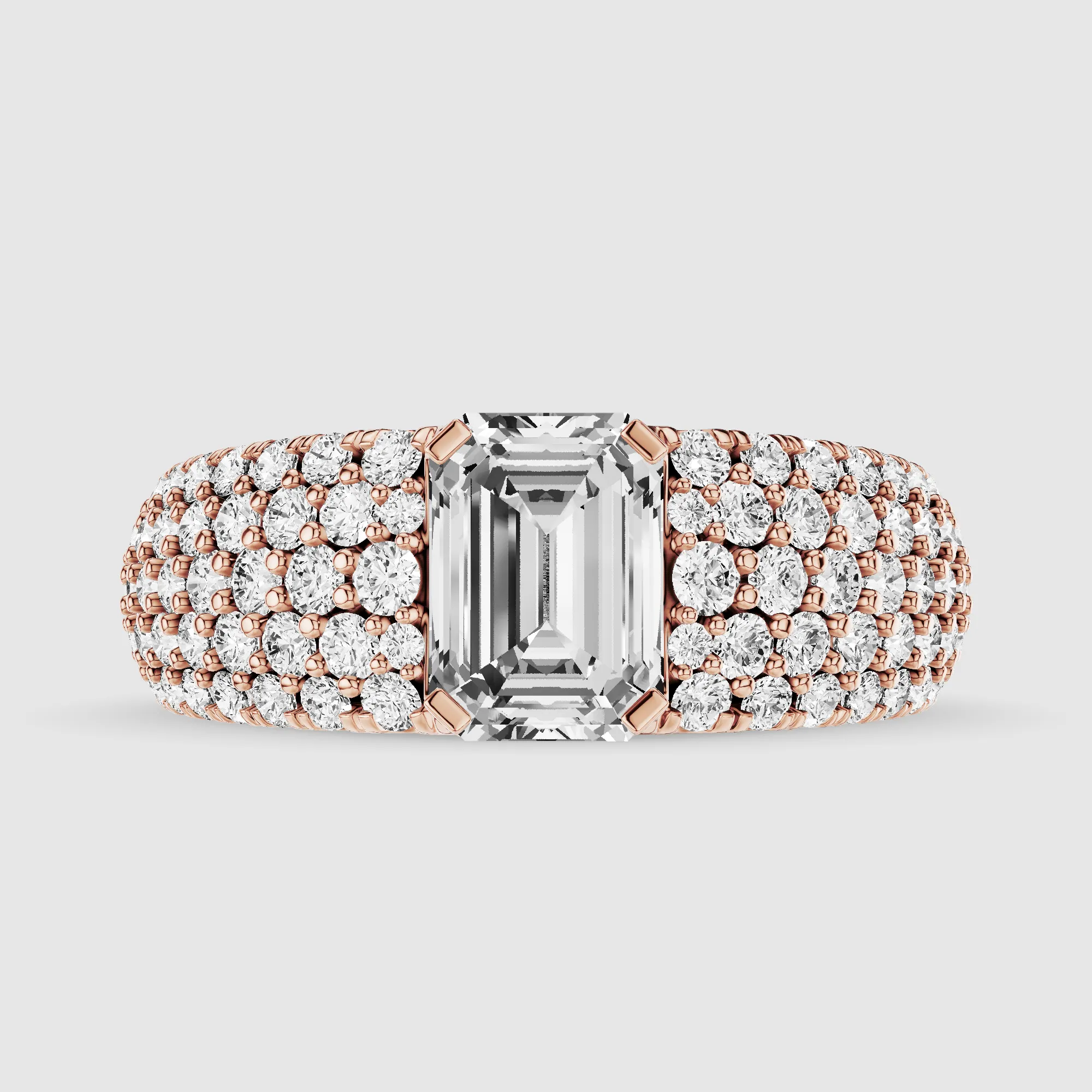 The Sultana Ring-Emerald Cut