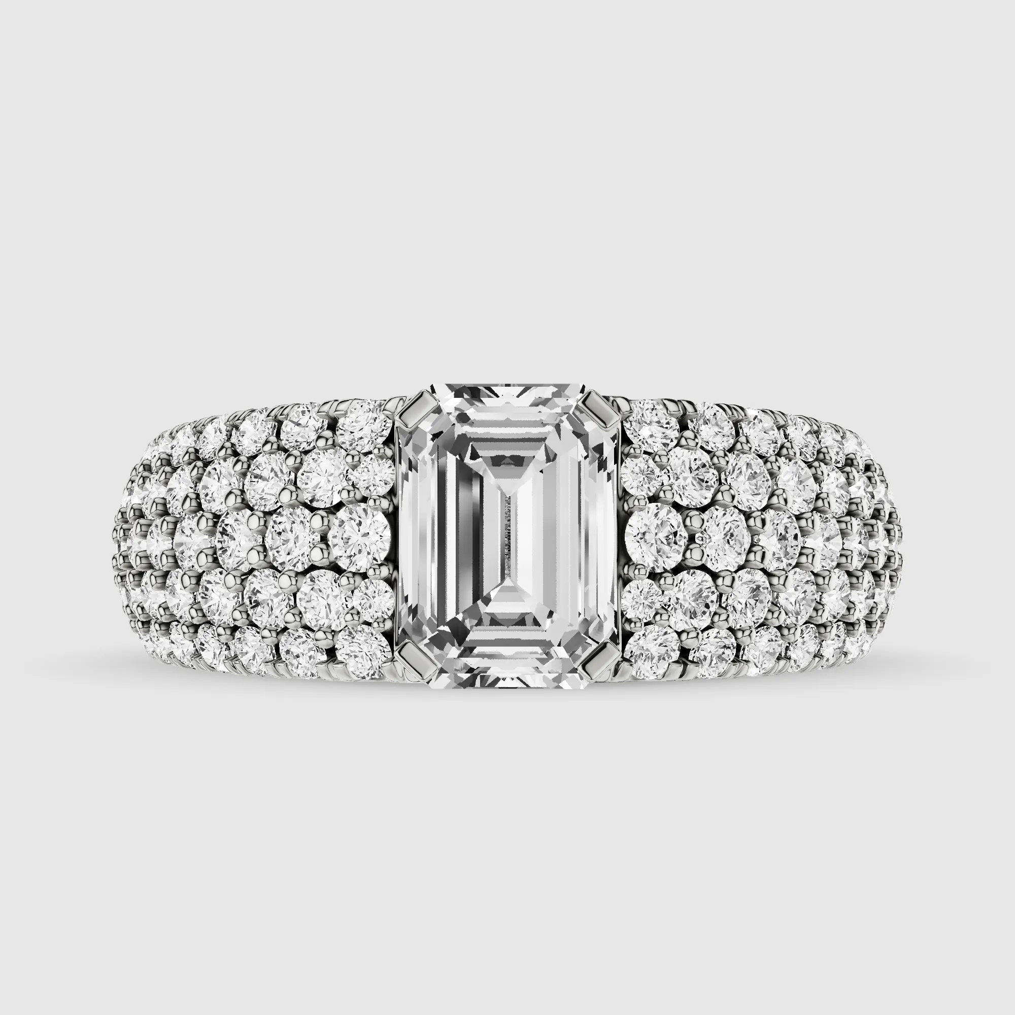 The Sultana Ring-Emerald Cut