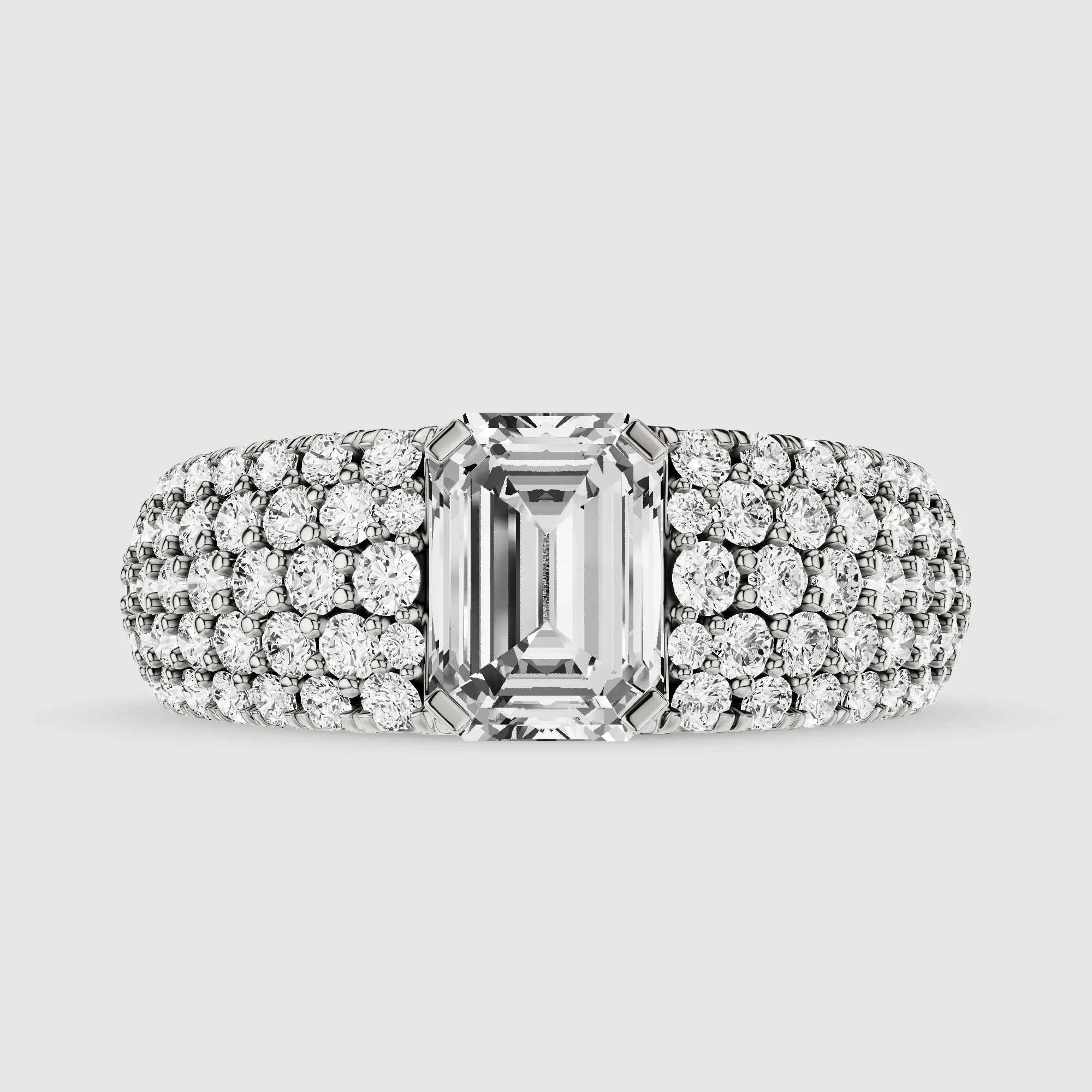 The Sultana Ring-Emerald Cut