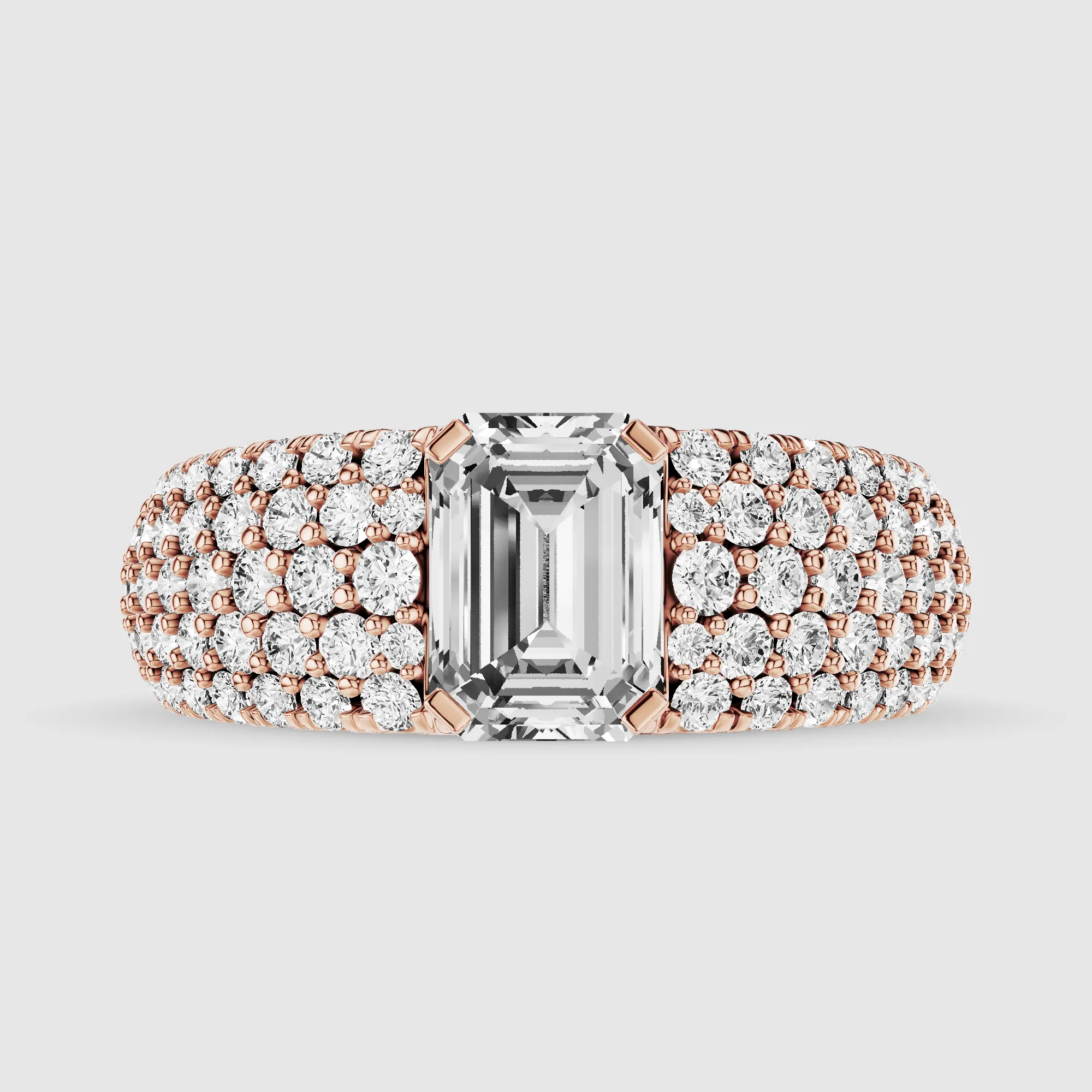 The Sultana Ring-Emerald Cut