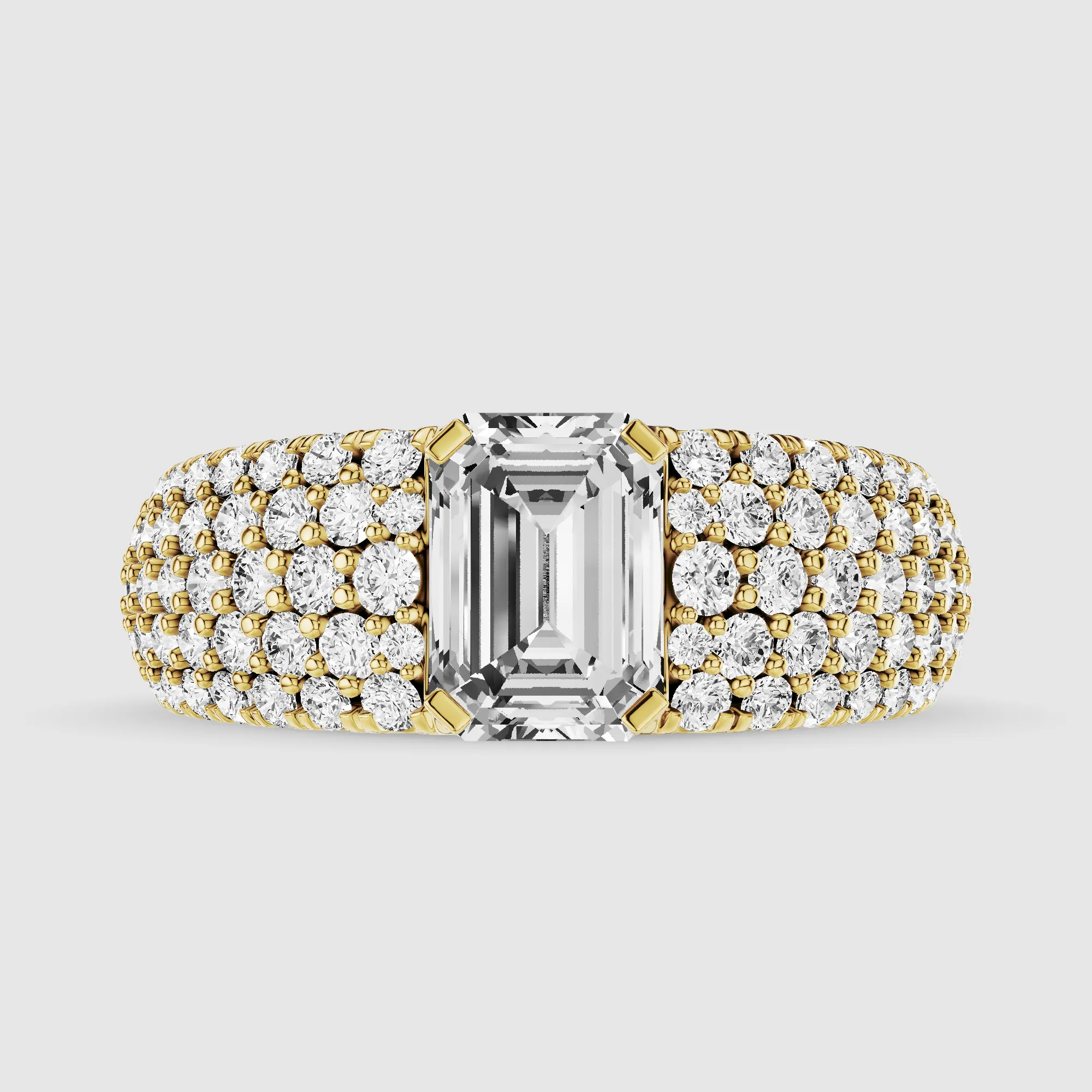 The Sultana Ring-Emerald Cut
