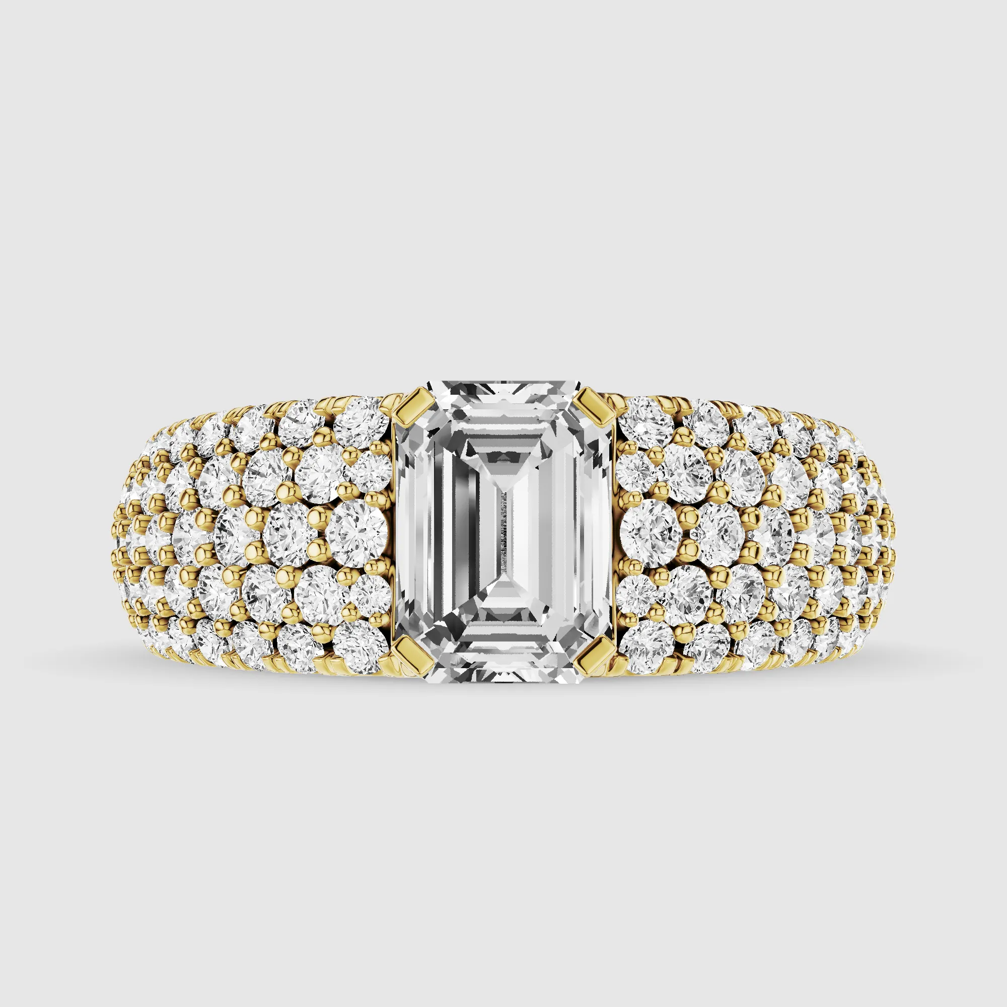 The Sultana Ring-Emerald Cut