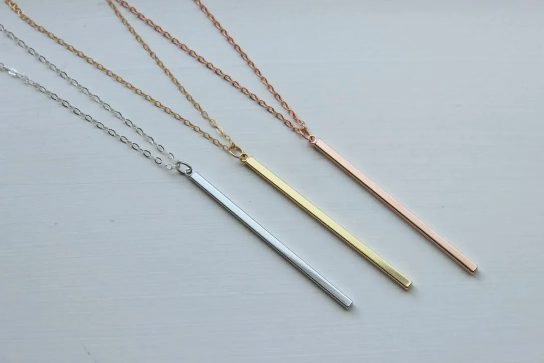 Vertical Bar Necklace