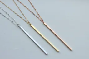 Vertical Bar Necklace