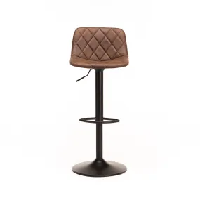 Warren Fabric Barstool (Available in Brown and Grey)