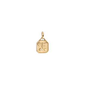 World gold day bee pendant